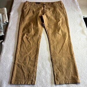 Roark Porter Heavy Duty Pants Mens 38 Brown RP270 Cotton Nylon Stretch Chino